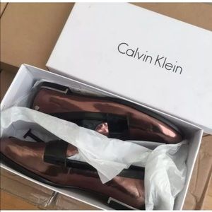 Calvin Klein new in box mules flats